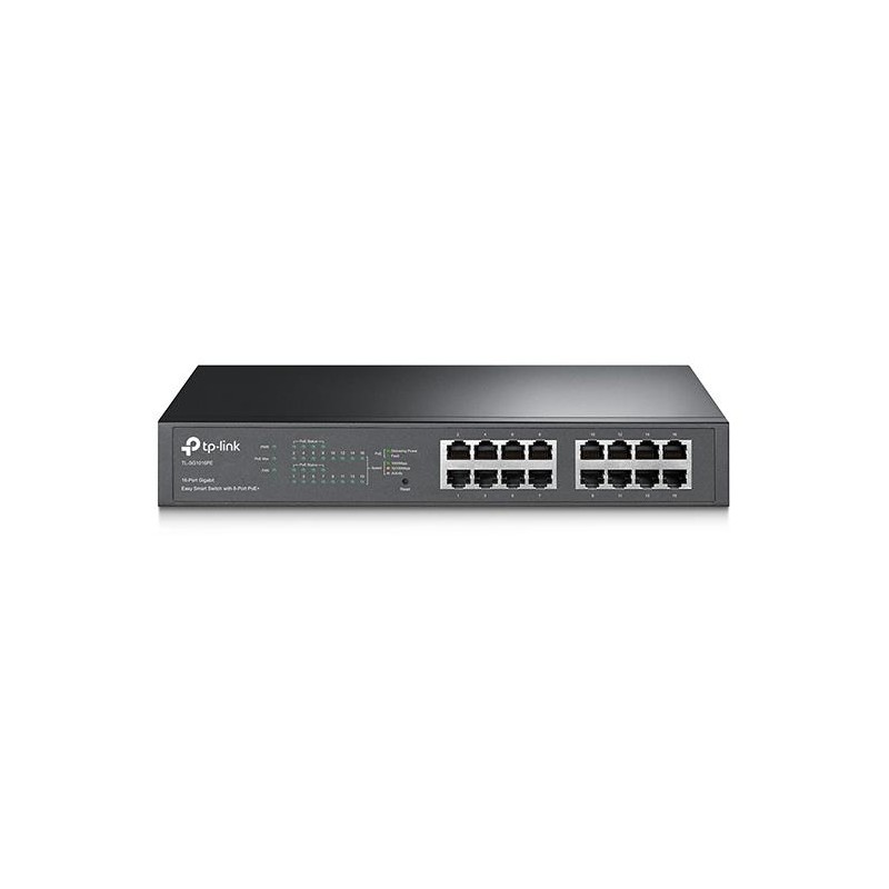 Switch|TP-LINK|Desktop/pedestal|16x10Base-T / 100Base-TX / 1000Base-T|PoE+ ports 8|TL-SG1016PE