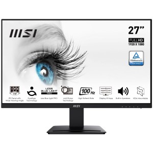 LCD Monitor|MSI|PRO MP273A|27"|Business|Panel IPS|1920x1080|16:9|100Hz|Matte|4 ms|Speakers|Tilt|Colour Black|PROMP273A