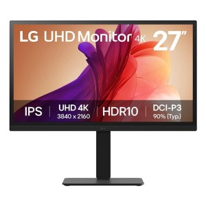 LCD Monitor|LG|27 "|3840 x 2160 pixels|4K Ultra HD|Flat|27BA45U-B