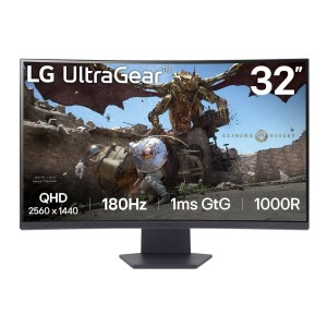 LCD Monitor|LG|32GS60QC-B|32"|Gaming/Curved|Panel VA|2560x1440|16:9|180 Hz|Matte|1 ms|Tilt|32GS60QC-B