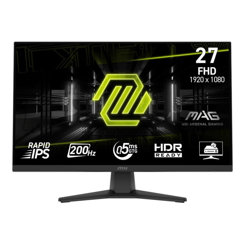 LCD Monitor|MSI|MAG 272F|27"|Gaming|Matte|Panel IPS|1920x1080|16:9|200Hz|0.5 ms|Colour Black|MAG272F
