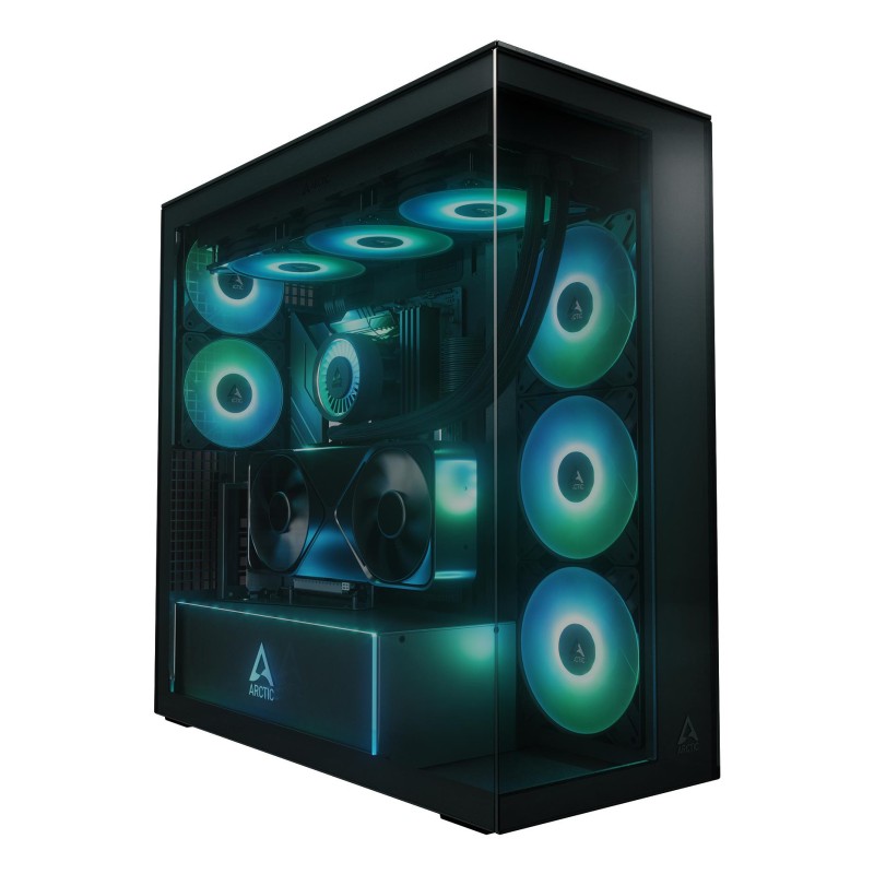 Case|ARCTIC|Xtender VG (Black)|Case product features Transparent panel|Not included|Colour Black|ACPCC00016A