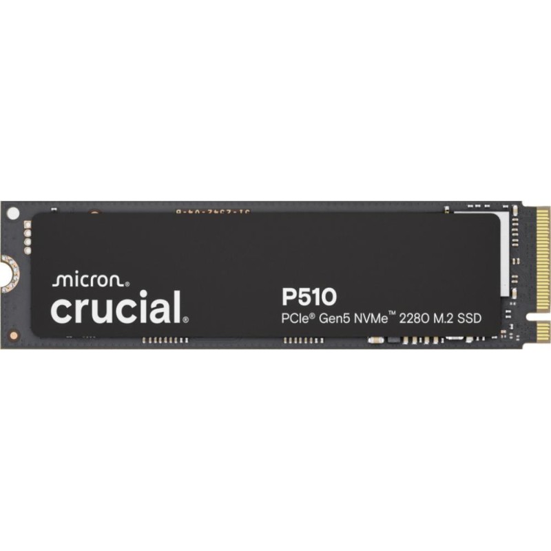 SSD|CRUCIAL|P510|2TB|M.2|PCIe Gen5|NVMe|TLC|Write speed 8700 MBytes/sec|Read speed 10000 MBytes/sec|TBW 1200 TB|CT2000P510SSD8
