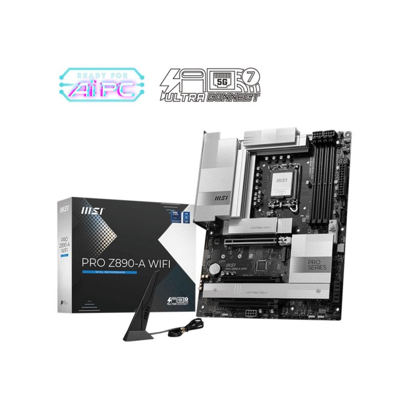 Mainboard|MSI|Intel Z890|LGA1851|ATX|Memory DDR5|Memory slots 4|PROZ890-AWIFI