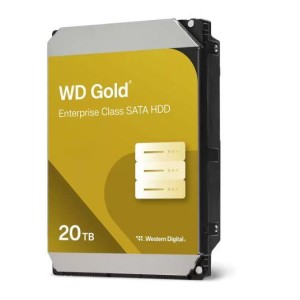 HDD|WESTERN DIGITAL|Gold|20TB|512 MB|7200 rpm|3,5"|WD203KRYZ