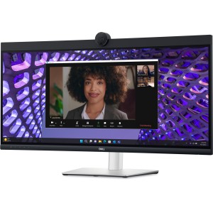 LCD Monitor|DELL|P3424WEB|34"|Curved/21 : 9|Panel IPS|3440x1440|21:9|60Hz|5 ms|Speakers|Camera 4MP|Swivel|Height adjustable|Tilt