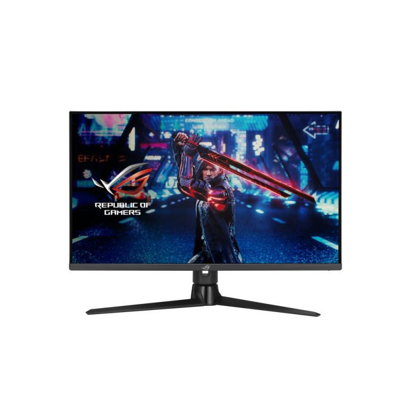 LCD Monitor|ASUS|32"|Gaming/4K|Panel IPS|3840x2160|16:9|160Hz|Matte|1 ms|Swivel|Height adjustable|Tilt|Colour Black|90LM08B0-B01