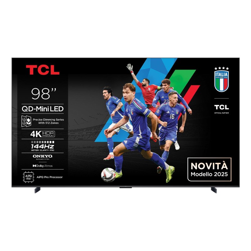 TV Set|TCL|98 "|4K Ultra HD|3840 x 2160 pixels|Flat|16:9|QD-Mini LED|98Q6C