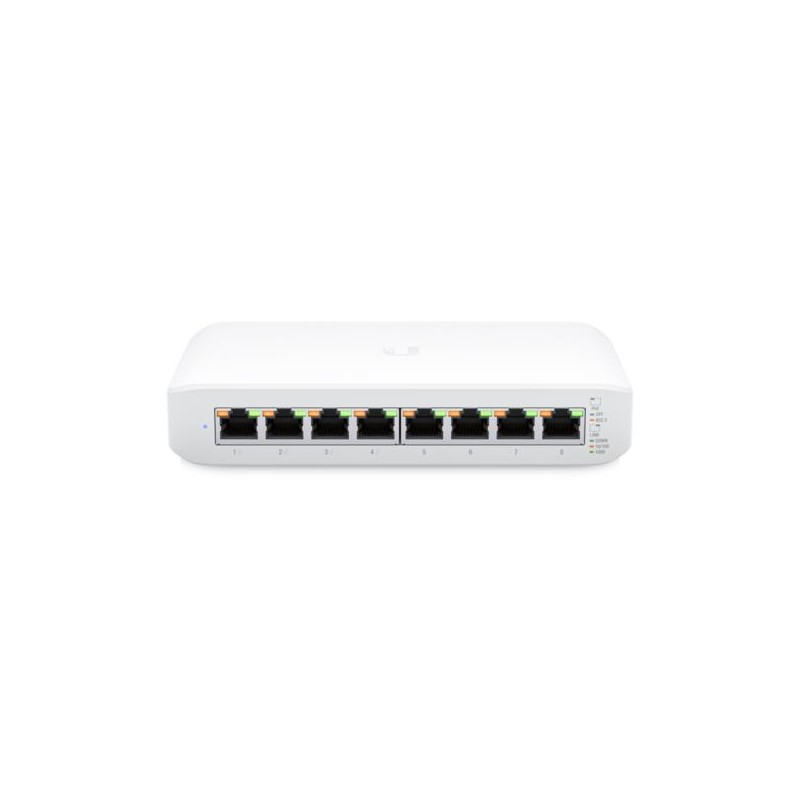 Switch|UBIQUITI|Lite 8 PoE|Type L2|Desktop/pedestal|8x10Base-T / 100Base-TX / 1000Base-T|PoE+ ports 4|USW-LITE-8-POE