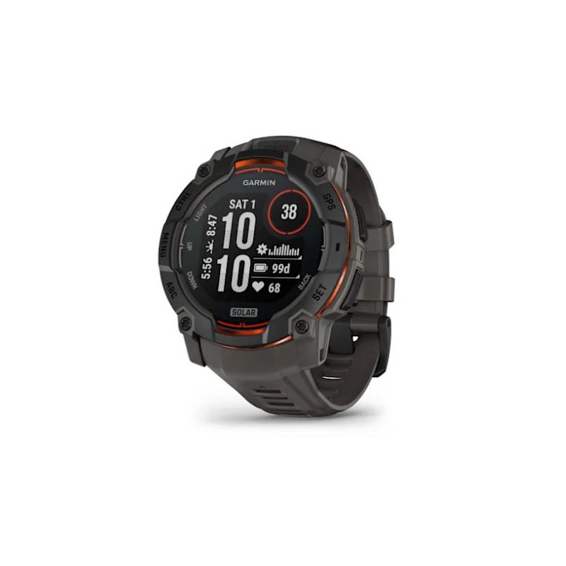 SMARTWATCH INSTINCT 3 SOLAR/BLK/CHARC 010-02935-00 GARMIN