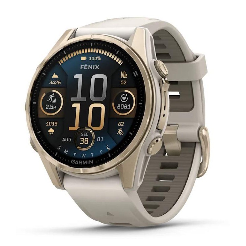 SMARTWATCH FENIX 8 SAPPHIRE/SOFT GOLD 010-02903-11 GARMIN
