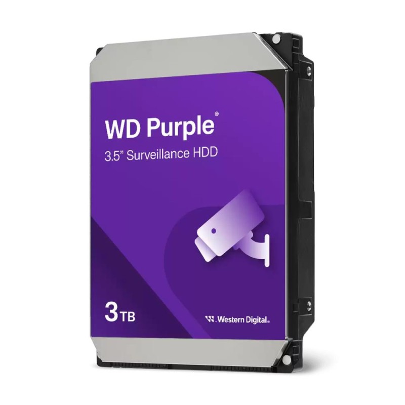 HDD|WESTERN DIGITAL|Purple|3TB|SATA|256 MB|3,5"|WD33PURZ