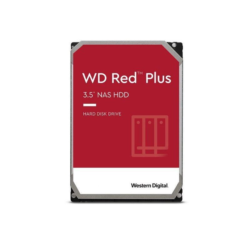 HDD|WESTERN DIGITAL|Red Plus|8TB|SATA|256 MB|5640 rpm|3,5"|WD80EFPX