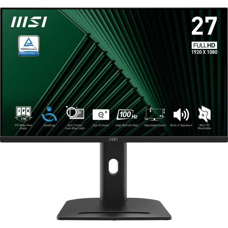 LCD Monitor|MSI|PRO MP275PG|27"|Business|Panel IPS|16:9|100 Hz|1 ms|PROMP275PG