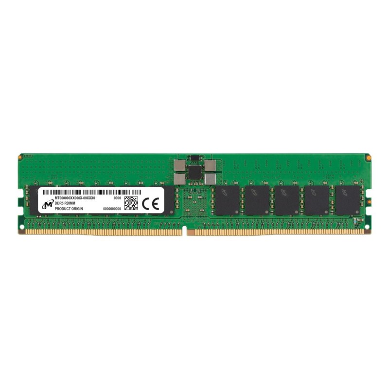 Server Memory Module|MICRON|DDR5|32GB|RDIMM|4800 MHz|CL 40|1.1 V|MTC20F2085S1RC48BR