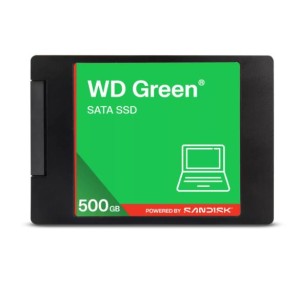 SSD|WESTERN DIGITAL|Green|500GB|3D NAND|Read speed 545 MBytes/sec|2,5"|MTBF 2000000 hours|WDS500G5G0A
