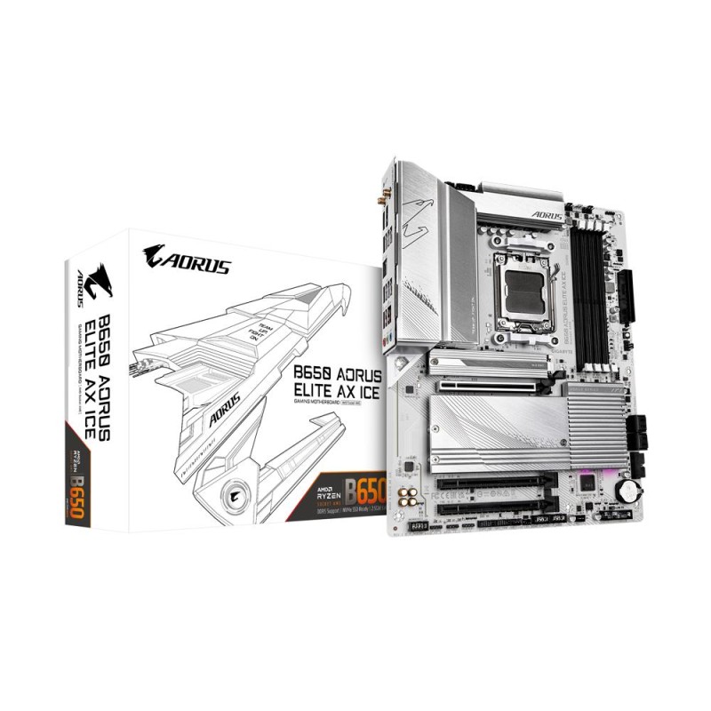 Mainboard|GIGABYTE|AMD B650|SAM5|ATX|Memory DDR5|Memory slots 4|B650AELITEAXICE1.1