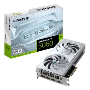 Graphics Card|GIGABYTE|NVIDIA GeForce RTX 5060|8 GB|GDDR7|128 bit|PCIE 5.0 16x|GPU 2550 MHz|Dual Slot Fansink|1xHDMI|3xDisplayPo