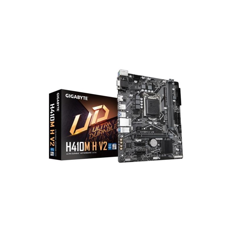 Mainboard|GIGABYTE|Intel Q470 Express|LGA1200|Micro-ATX|Memory DDR4|H410MHV22.0