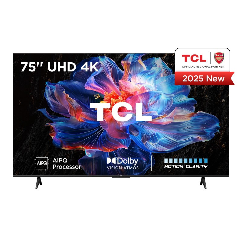 TV Set|TCL|75 "|4K Ultra HD|3840 x 2160 pixels|Flat|16:9|DLED|75V6C