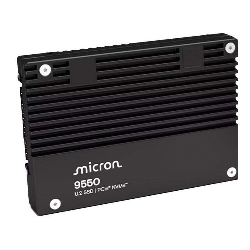 SSD|MICRON|SSD series 9550 MAX|12.8TB|NVMe|NAND flash technology 3D TLC|Write speed 10000 MBytes/sec|Read speed 14000 MBytes/sec