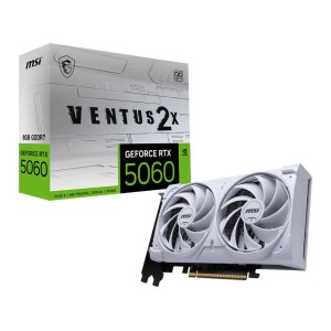 VGA PCIE16 RTX5060 8GB GDDR7/RTX5060 8G VENTUS 2X OC WH MSI