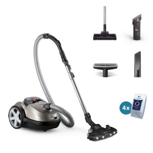 Vacuum Cleaner|PHILIPS|Cordless|900 Watts|Capacity 4 l|Noise 75 dB|Black / Grey|Weight 5.3 kg|XD8152/12