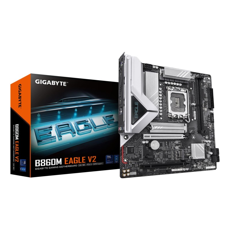 Mainboard|GIGABYTE|Intel B860 Express|LGA1851|Micro-ATX|Memory DDR5|Memory slots 2|B860MEAGLEV2