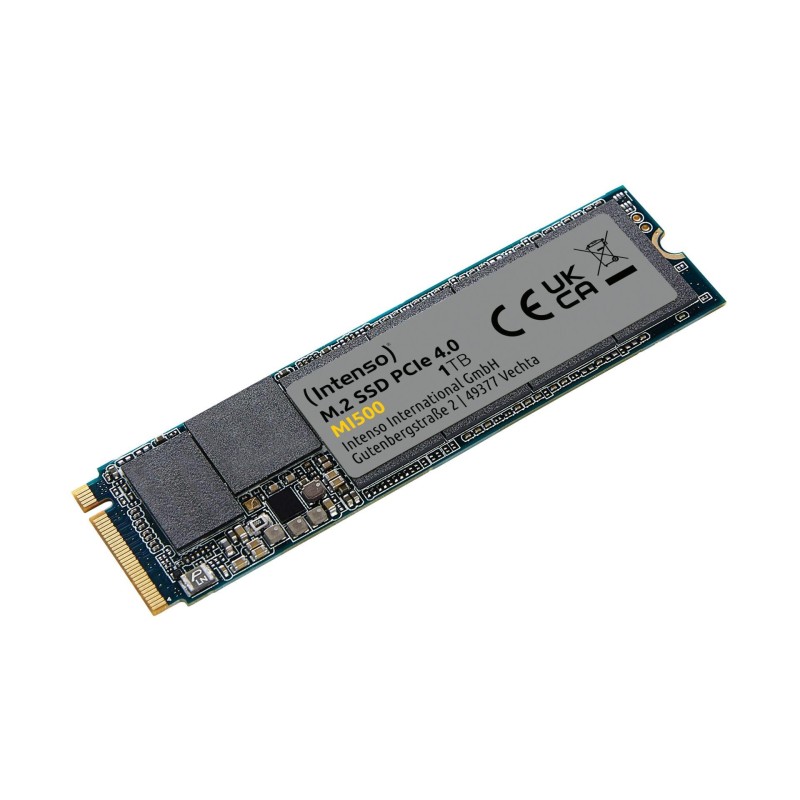 SSD|INTENSO|MI500|1TB|M.2|NVMe|3D NAND|Write speed 4500 MBytes/sec|Read speed 5300 MBytes/sec|4mm|TBW 600 TB|MTBF 1500000 hours|