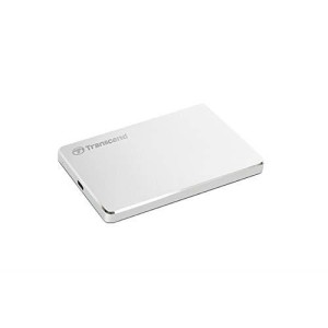 External HDD|TRANSCEND|StoreJet|1TB|USB 3.1|Colour Silver|TS1TSJ25C3S