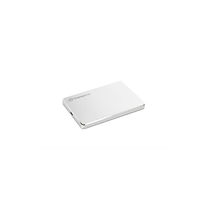 External HDD|TRANSCEND|StoreJet|1TB|USB 3.1|Colour Silver|TS1TSJ25C3S