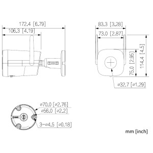 IP CAMERA Wi-Fi 6 Smart Dual Light - 5 Mpx 2.8 mm DAHUA
