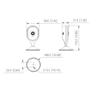 C5A Cube A1 Wi-Fi - 5 Mpx 2.8 mm DAHUA