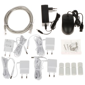 VALVEKAAMERA KOMPLEKT KIT/NVR1104HS-W-S2/4-F22 Wi-Fi, 4 KANALIT HDD 1TB - 1080p 2.8 mm IMOU