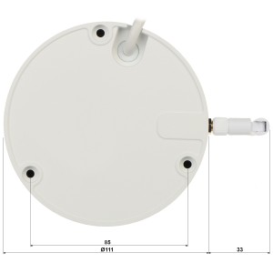 VANDAALIKINDEL IP-KAAMERA IPC-HDBW1230DE-SW-0280B Wi-Fi - 1080p 2.8 mm DAHUA