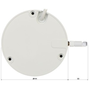 IP VANDALPROOF CAMERA IPC-HDBW1430DE-SW-0280B Wi-Fi - 4 Mpx 2.8 mm DAHUA