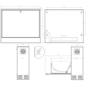 RIPPUV RACK-KAPP CR19-3U-180-W STALFLEX