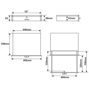 DRAWER RAS-R2 TO RACK CABINET PULSAR