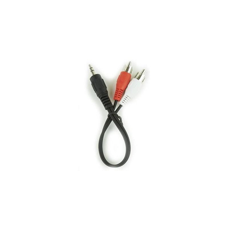 CABLE AUDIO 3.5MM TO 2RCA 0.2M/CCA-458/0.2 GEMBIRD