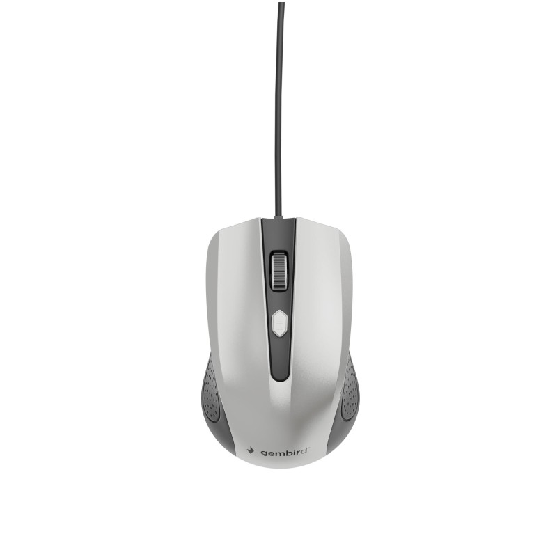 MOUSE USB OPTICAL BLACK/SILVER/MUS-4B-01-BS GEMBIRD