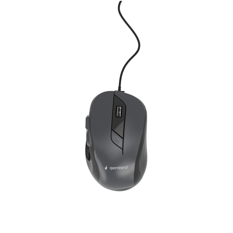 MOUSE USB OPTICAL BLACK/GREY/MUS-6B-01-BG GEMBIRD