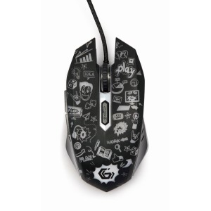 MOUSE USB OPTICAL BLACK/MUS-6B-GRAFIX-01 GEMBIRD