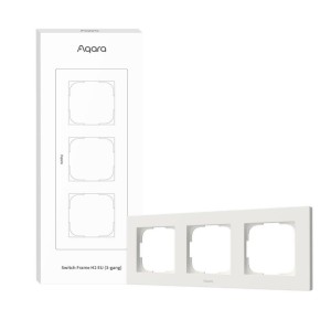 SMART SWITCH FRAME H2 (3-GANG)/WHITE FE-X02D-W AQARA