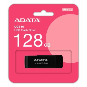 MEMORY DRIVE FLASH USB3.2 128G/BLACK UC310-128G-RBK ADATA