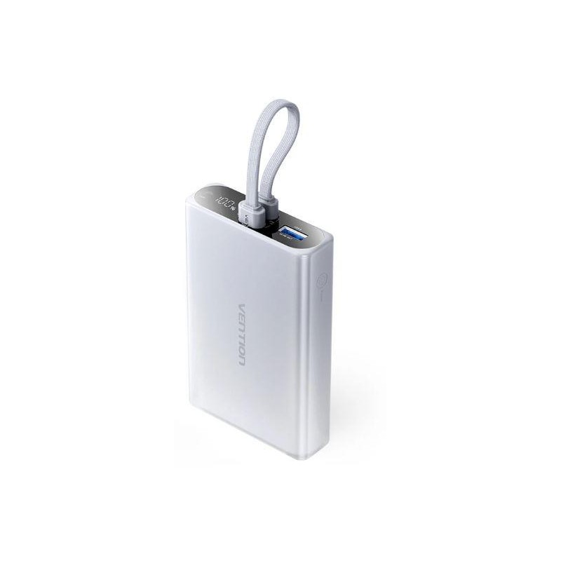 POWER BANK USB 10000MAH 22.5W/GRAY FHZM0 VENTION
