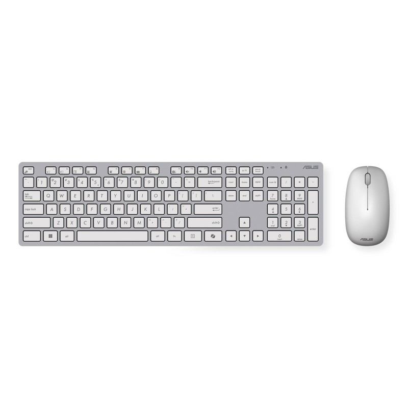 KEYBOARD +MOUSE WRL OPT. W5000/WHITE 90XB0430-BKM3D0 ASUS