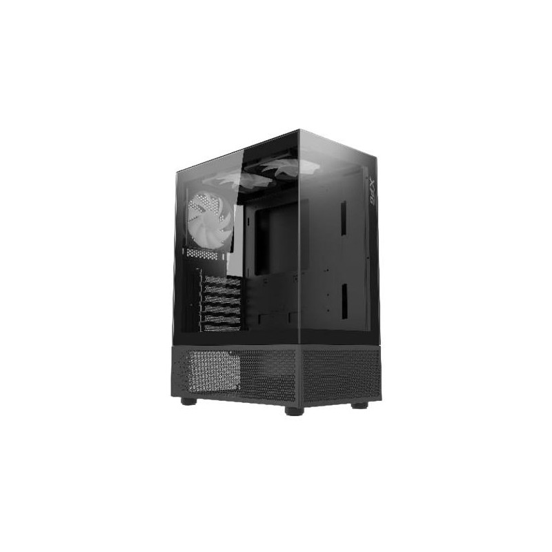 Case|ADATA|INVADER X MINI|MidiTower|Case product features Transparent panel|ATX|MicroATX|MiniITX|Colour Black|INVADERXMINIMT-BKC