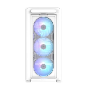 Case|ASUS|A23 PLUS|MidiTower|Case product features Transparent panel|MicroATX|MiniITX|Colour White|A23PLUSTG/ARGBWHITE