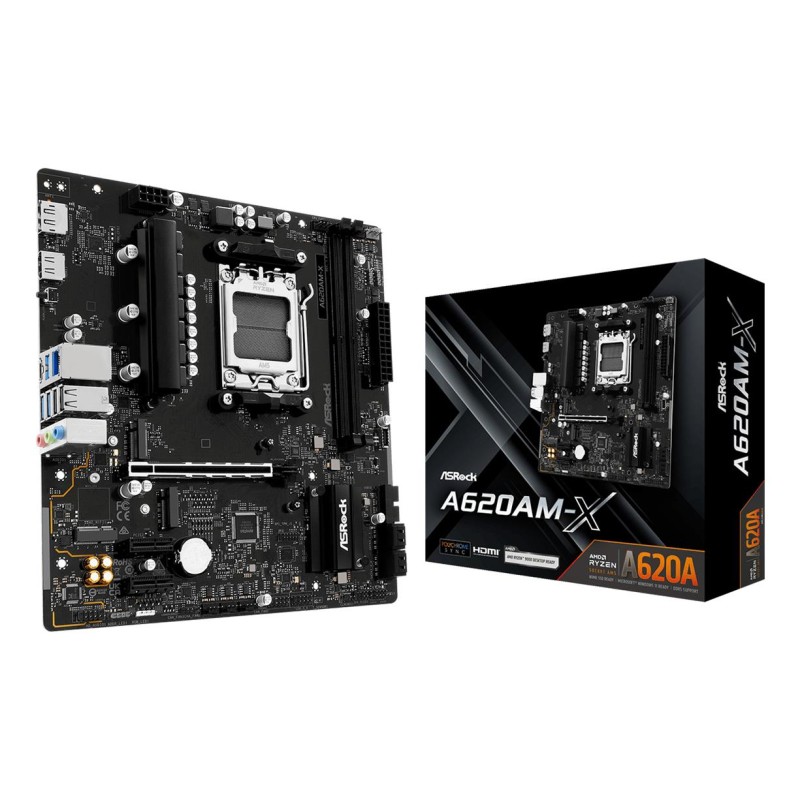 Mainboard|ASROCK|AMD A620A|SAM5|Micro-ATX|Memory DDR5|Memory slots 2|A620AM-X