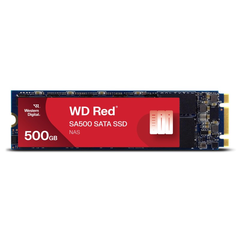SSD|SANDISK|Red SA500|POWERED BY SANDISK|500GB|M.2|Write speed 530 MBytes/sec|Read speed 560 MBytes/sec|2.38mm|TBW 350 TB|MTBF 2